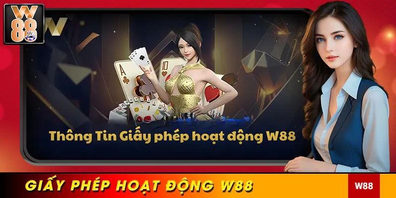 Thông Tin Chung Giấy Phép Hoạt Động W88